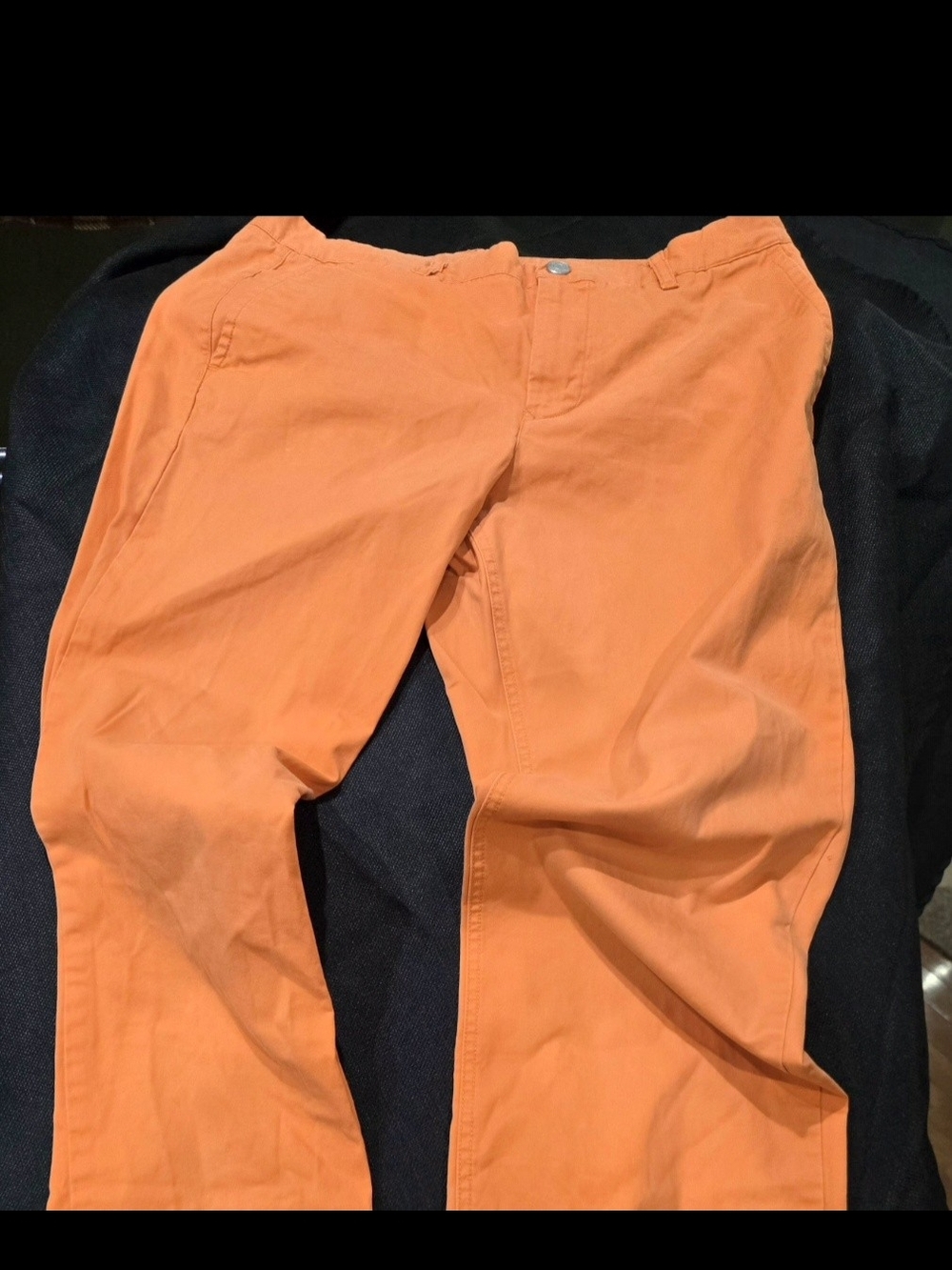 Bonobos Orange Casual Chino Pants Size 34x36